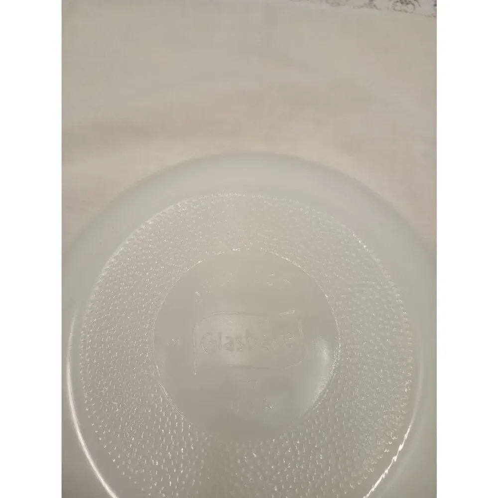 Vintage Glasbake 2 quart casserole / baking dish floral Brown pattern JS 810-77